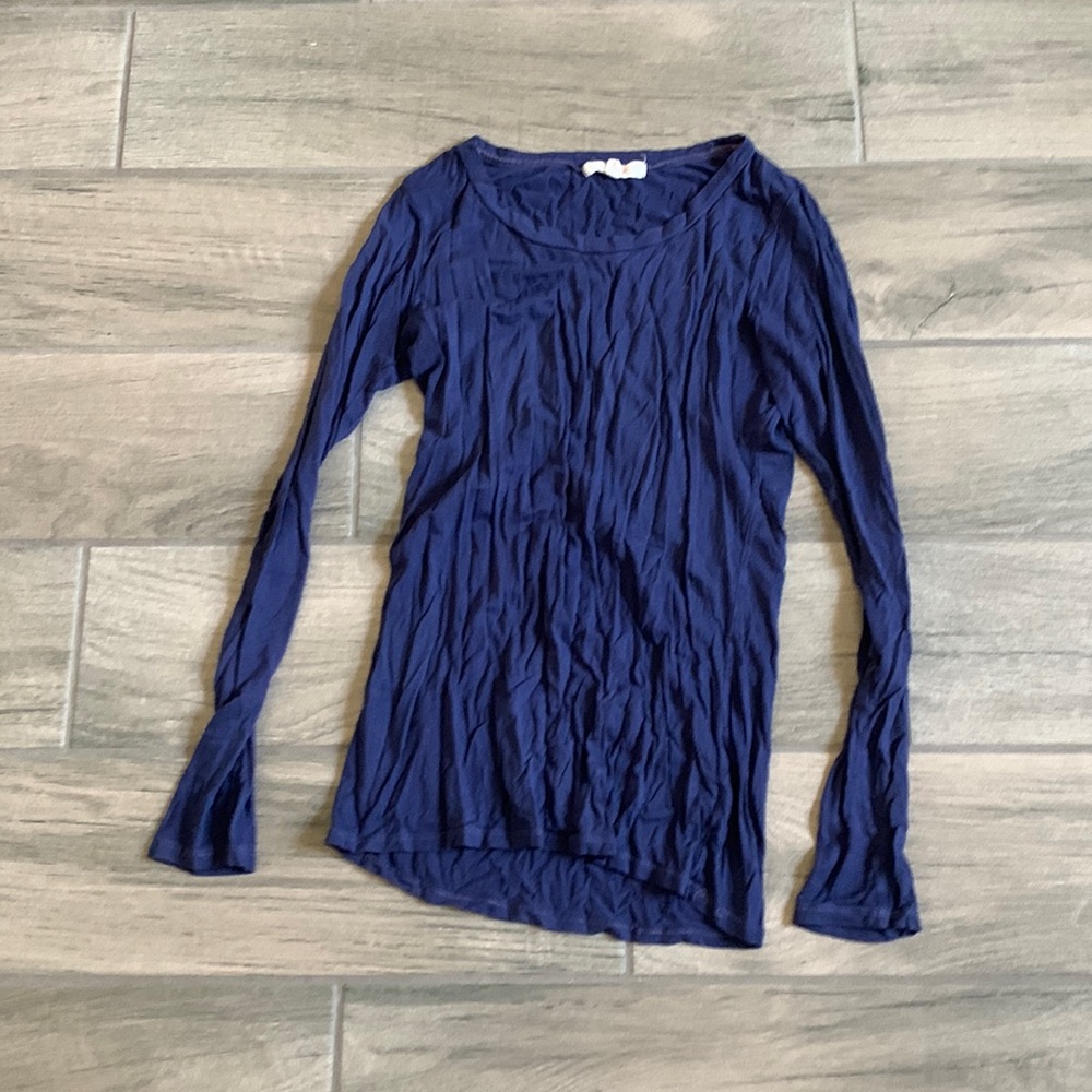 Solow blue long sleeve shirt